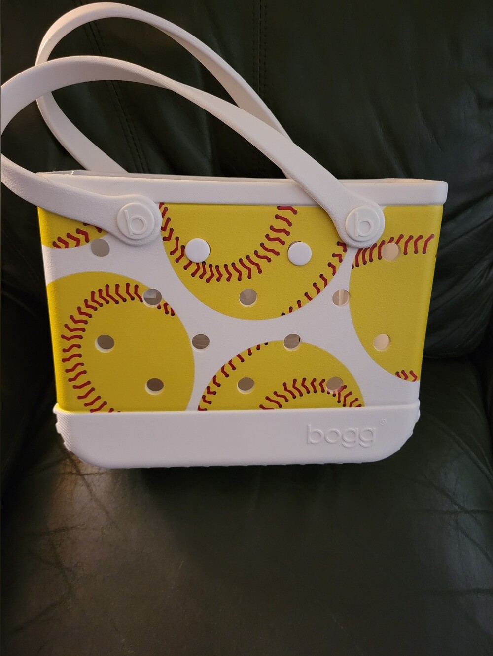 11" Bogg Bag Softball fastpitch tote New with‎ Tags Yellow and White